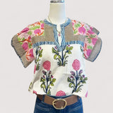 Odette – Boho blůza s vyšíváním