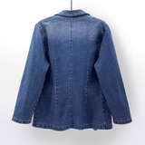 Sandra - Klasický Denim Blazer