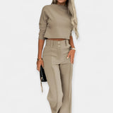Sada Crop Top a Kalhoty
