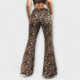 Camila - Kalhoty s leopardím vzorem