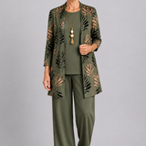 Bohumila – Dámský Elegantní Třídílný Set s Kimono Kabátkem