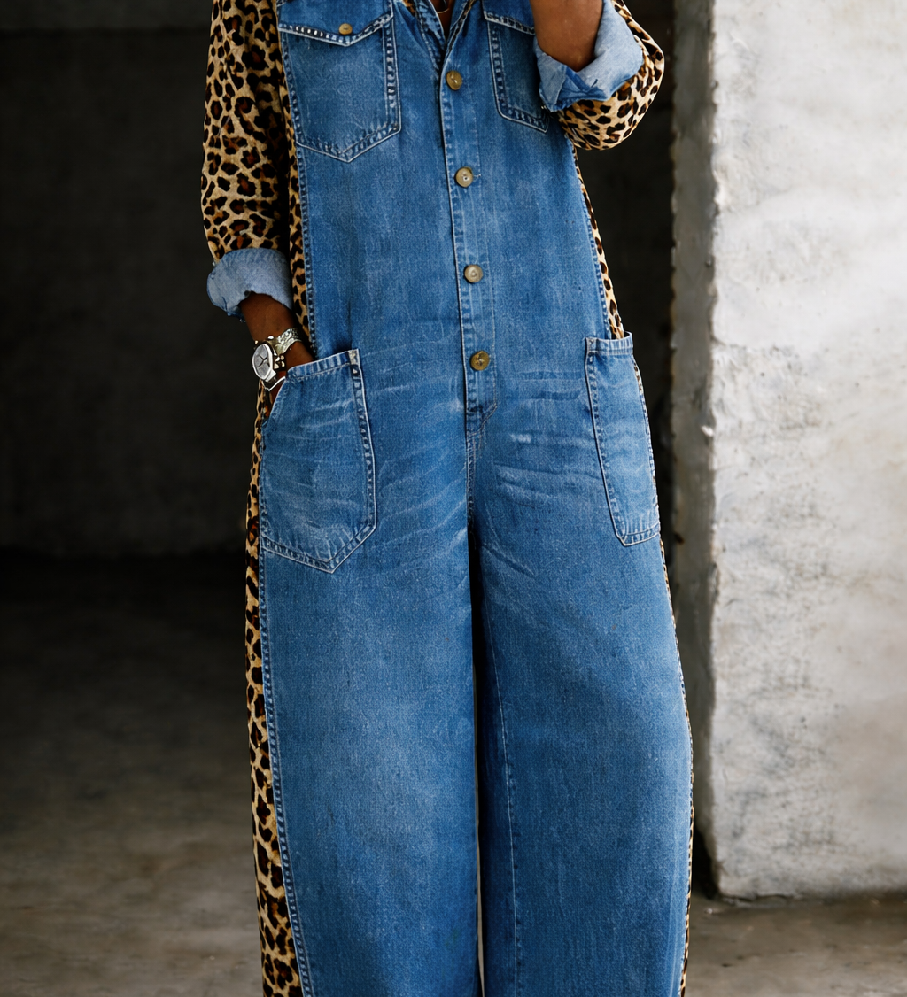 Amanda™ | Kombinace košile z denimu