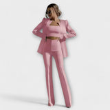 Jasmila – Elegantní set ze 3 dílů (Blazer, Top, Kalhoty)