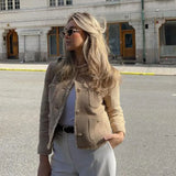 Slavenka - Chic Béžová Bunda