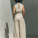 Maria | Elegantní široké kalhoty a top set