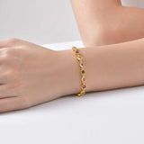 Náramek Charm Duha Svítící