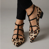 Sonja - Elegantní boty s leopardím vzorem