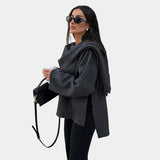 Elena - Elegantní huňatý kabát