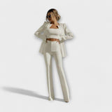 Jasmila – Elegantní set ze 3 dílů (Blazer, Top, Kalhoty)