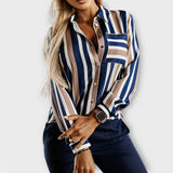 Hela - Casual blůza na pruhy