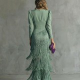 Chiara | Elegantní šaty s třásněmi