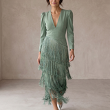 Chiara | Elegantní šaty s třásněmi