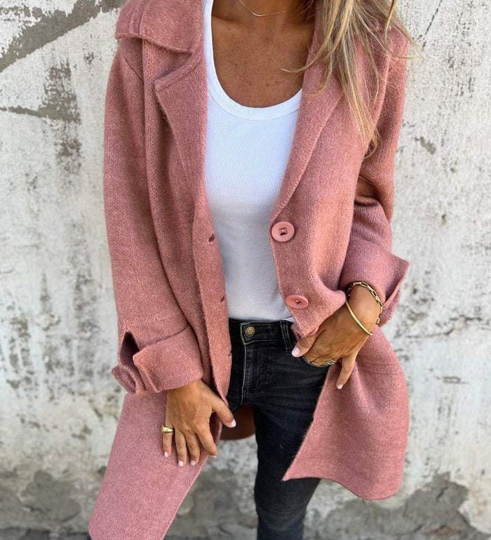 Tessa - Elegantní kabát s knoflíky
