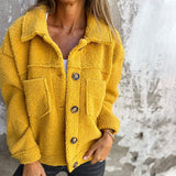 Lana - Teplá bunda s knoflíky
