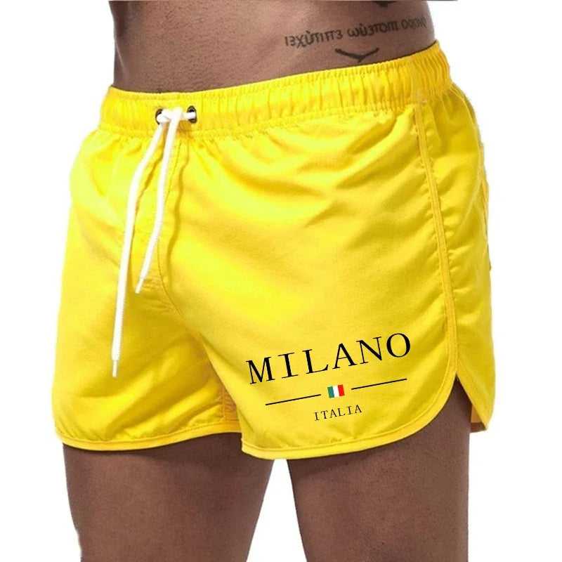 Milan – Pánské Plážové Šortky s Potiskem